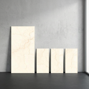 Azulejos de porcelana brillante Altra Slim Caramel Onyx de 800x1600 mm para pisos y paredes, diseño de lujo con apariencia de ónix. - Product Image 4