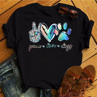 Camiseta blanca básica lisa personalizada para mujer, camiseta negra en blanco con estampado de logotipo para mujer, camisetas gráficas, camisetas negras de talla grande