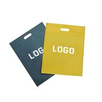 Sac fourre-tout transparent personnalisé en non-tissé avec logo publicitaire pour le shopping