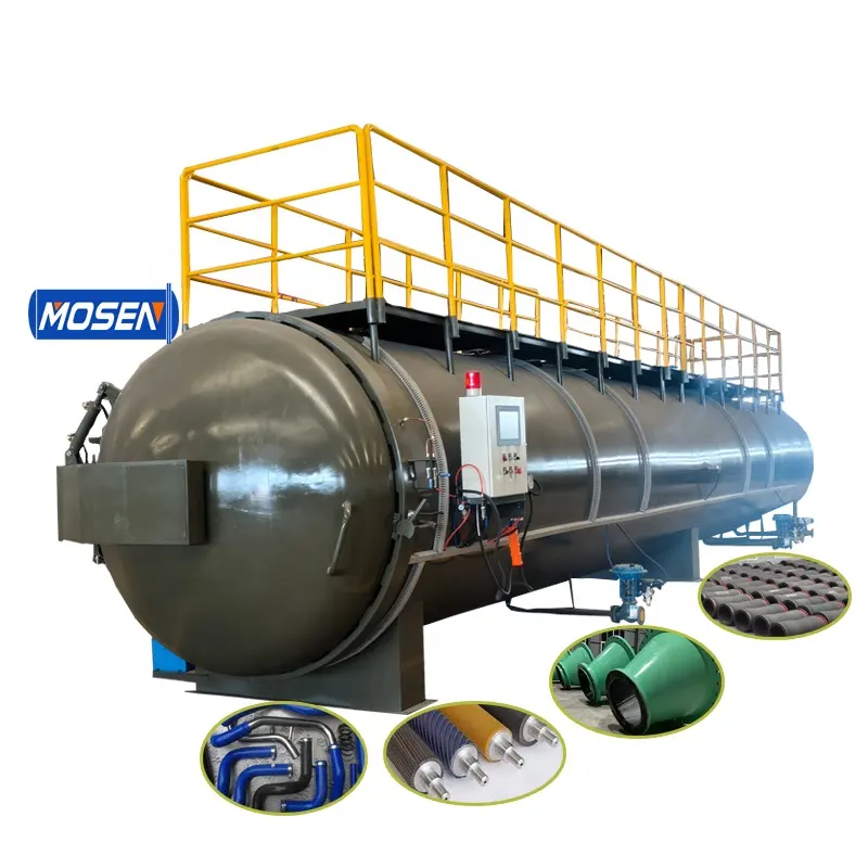 industrial steam Oil drilling rubber hose processing vulcanization autoclave for pipeline anti-corrosion lining rubber