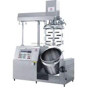 500L moisturizing cream high shear hydraulic lift on homogenizing vacuum emulsifier