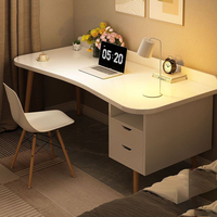 Bureau d'Écriture de Chambre Style Personnalisable Simple et Moderne Avec Pieds en Bois Massif, Table d'Étude pour Enfant