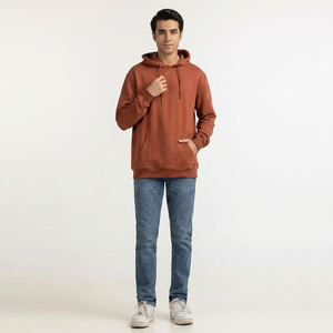 Nueva Llegada: Sudadera con Capucha para Hombre, Mezcla de Algodón Básico para Uso Casual al Aire Libre, Producto de Alta Demanda, Diseño Sólido con Forro - Product Image 1