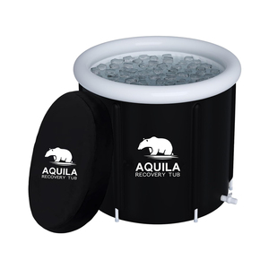 Baignoire de thérapie <span class=keywords><strong>gonflable</strong></span>, pod de récupération, bain froid portable avec couvercle - Product Image 2