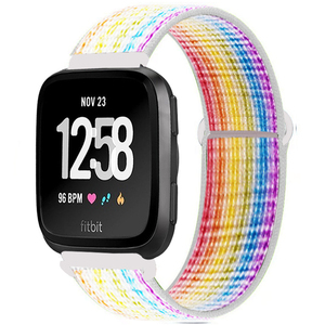 Boucle en Nylon Sangles pour <span class=keywords><strong>Fitbit</strong></span> Versa/<span class=keywords><strong>Lite</strong></span> Bandes 38 40 42 44 Mm Respirant <span class=keywords><strong>Bracelet</strong></span> De montre pour <span class=keywords><strong>Fitbit</strong></span> Versa 2 bandes - Product Image 3