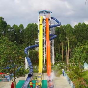 Nhà Máy Trực Tiếp Tùy Chỉnh Công Viên Nước Sân Chơi Thiết Bị Trẻ Em Hồ Bơi Nước Chơi Trò Chơi FRP Nhựa Trượt Nước - Product Image 5