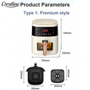<span class=keywords><strong>Friteuse</strong></span> à air de style nouveau, four électrique numérique sans huile, 5L, <span class=keywords><strong>friteuse</strong></span> à air intelligente de haute qualité - Product Image 6