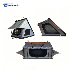 Automatic Quick <b>Opening</b> Rooftop Tent Hard Shell Aluminum Alloy Pop <b>Up</b> Car Roof Tent for SUV Truck Waterproof Camping - Product Image 1