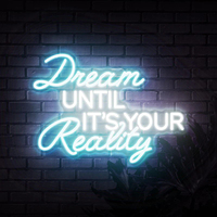 Pabrik Neon Sign Kopi Langsung dari Pabrik, Neon Sign Kaca Buatan Tangan untuk Toko Bisnis, Sampel Gratis Tersedia
