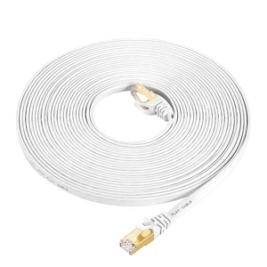 Cable de Conexión Ethernet Plano CAT7 D-Sunty, 10Gbps, 600MHz, FTP, Blindado, Resistente a la Intemperie, 10M, RJ45, Cobre Trenzado - Product Image 3