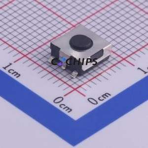 JT1161 Tactile Switch SMD,6.2x6.2mm Switch Single Pole Single Throw Round Button 1.6N Vertical Mount - Product Image 1