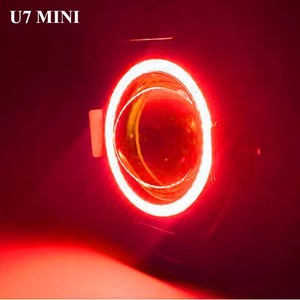 Faro LED para Motocicleta U7 Mini, Luz de Conducción Brillante con Ojos de Ángel, Foco <span class=keywords><strong>Antiniebla</strong></span> Auxiliar para <span class=keywords><strong>Moto</strong></span> - Product Image 6