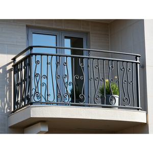 Garde-corps extérieur en <span class=keywords><strong>fer</strong></span> forgé de Géorgie pour balcon, clôture en <span class=keywords><strong>fer</strong></span> sur mesure pour <span class=keywords><strong>terrasse</strong></span>, treillis, balustrades pour maisons - Product Image 1