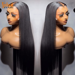 Perruque naturelle 13x6 sans colle, entièrement en dentelle HD, avec cuticules alignées, en cheveux humains vierges vietnamiens et indiens bruts, avec dentelle frontale - Product Image 4