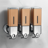 2025 nouveau Double bouteille en gros colombe distributeur de savon montage mural manuel liquide automatique distributeur de savon pour salle de bain