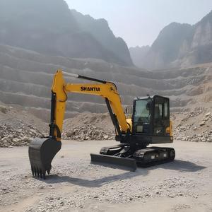 Miniexcavadora Shandong SHANTUI SE60 de 6 Toneladas con Motor, Bomba Hidráulica y Accesorios Incluidos - Product Image 1