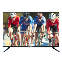 Pabrik Grosir Televisi LED Kaca Tempered 2K 60Hz Sistem Android 8G Penyimpanan 32 Inci Smart TV