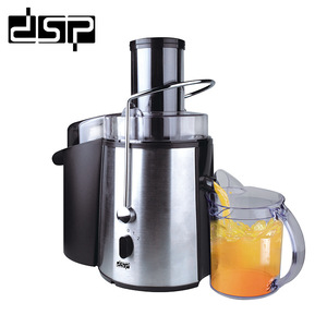 Extractor de jugos DSP de 800W, eléctrico, automático, de acero inoxidable, con boca de alimentación grande para uso doméstico. - Product Image 1