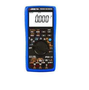 VICTOR 79+digital multimeter resistance 400 ohm thermocouple frequency 100 hz loop 24V process digital multimeter