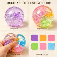 Balle anti-stress sensorielle colorée en TPR faite à la main pour enfants et adultes – Vente en gros