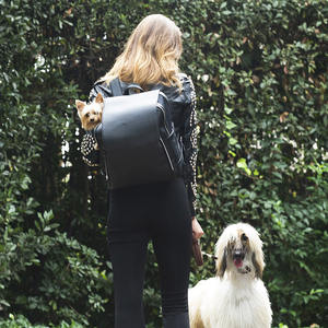 Sac à dos en cuir pu pour femmes, sac de luxe de voyage, de chien et de chat, <span class=keywords><strong>avec</strong></span> Logo personnalisé, - Product Image 4