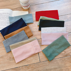 Vente en Gros <span class=keywords><strong>Bandeau</strong></span> Cheveux <span class=keywords><strong>Femme</strong></span> Coton Couleur Unie Haute Qualité <span class=keywords><strong>Bandeau</strong></span> Sport Yoga Fille <span class=keywords><strong>Femme</strong></span> Logo Personnalisé - Product Image 6