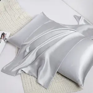 OEKO-TEX 100 6A Grade 16MM Pure Silk Envelope Or Hidden Zip Closure Standard Queen King Size Mulberry Silk Pillow Case
