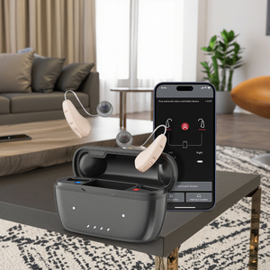 Nouveauté : aides auditives numériques Bluetooth, <span class=keywords><strong>service</strong></span> OEM, aides auditives RIC sans ordonnance, rechargeables avec suppression du bruit - Product Image 1