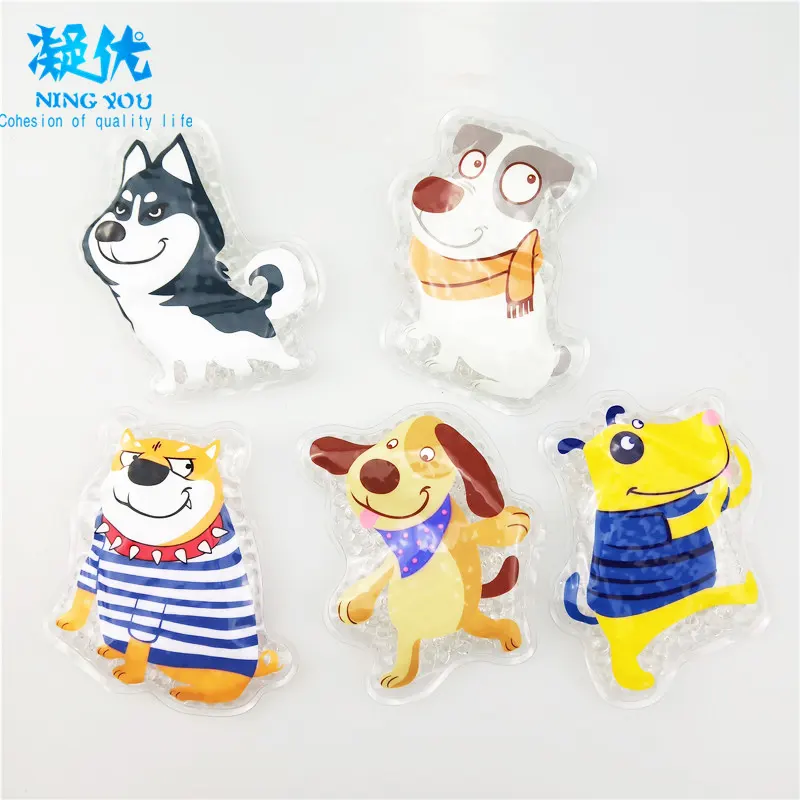 OEM Ice beads Hot Gel Pack Fever Cool Compression in cartoon Design