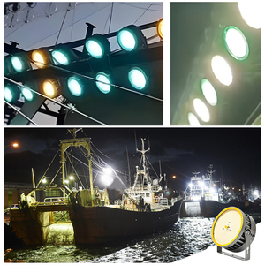 ไฟตกปลาบนน้ำสีขาว1300วัตต์เรือมหาสมุทรล่อปลาข้ามน้ำตกปลาไฟกลางคืน - Product Image 4