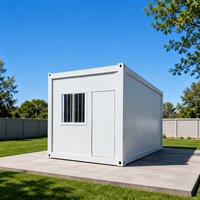Maison modulaire en conteneur à structure en acier détachable, écologique, imperméable, insonorisée, préfabriquée pour villa et appartement