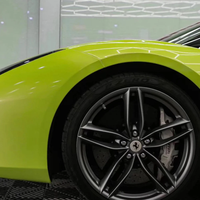 Film TPU BKE Jaune Néon Corail Auto-Réparateur Anti-Jaunissement Anti-Rayures Anti-Sable Protection Peinture Carrosserie Rouleau 10 Ans 90%