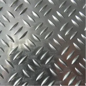 Checkered Aluminum Plate 1060 3003 5052 5754 6061 6063 Tear Drop Diamond Aluminum Chequered Plate Sheet Weight Embossed Patterned Aluminum Plate