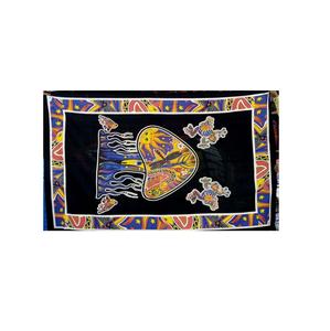 พรมผ้าฝ้ายทำด้วยมือสำหรับตกแต่งแขวนผนังลายพิมพ์พิมพ์จากโรงงานอินเดีย - Product Image 2