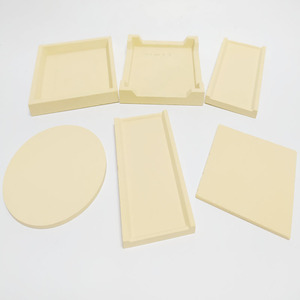 Placas y Bandejas de Cerámica de Zirconia Estabilizada con Calcio Densas DZSP para Corte y Doblado de Cerámica Industrial, Alta Pureza, Resistencia al Choque Térmico - Product Image 1