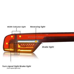 Feux arrière LED pour Ford Everest <span class=keywords><strong>2023</strong></span>+ avec clignotants séquentiels à démarrage dynamique, feux arrière connectés pleine largeur, lampe de coffre, ensemble DRL - Product Image 2