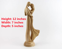 Première danse sculpture sur bois artisanat sculptures sur bois sculpture figurines en bois couple statue art décor cadeau anniversaire de mariage