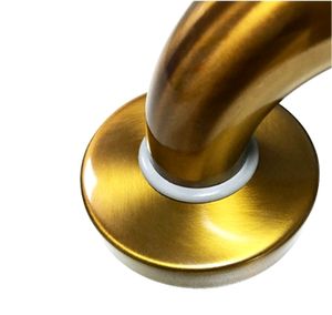 Accessoire <span class=keywords><strong>de</strong></span> salle <span class=keywords><strong>de</strong></span> bain d'hôtel XHS pour femmes enceintes âgées pliable en acier inoxydable plaqué Type L barres d'appui sécurité Comt - Product Image 3