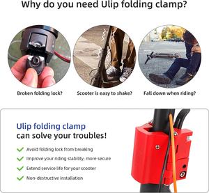 Ulip fixations pliables pour <span class=keywords><strong>Xiaomi</strong></span> M365 Pro Pro2 1S MI3 Lite et <span class=keywords><strong>Segway</strong></span> <span class=keywords><strong>Ninebot</strong></span> F20 F30 F40 Scooters électriques accessoires pièces - Product Image 3