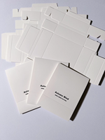 Boîte de rangement pliable personnalisée avec logo pour cartes blanches, marque-pages, badges, cartes postales, pièces commémoratives, autocollants et collections de timbres