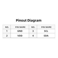 Módulo de Pantalla OLED de 2.42 Pulgadas 128x64, Interfaz I2C IIC de 4 Pines, Controlador SSD1309, Pantalla LCD PMOLED Blanca con Placa PCB