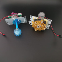 Kit de pièces d'arcade pour machine d'arcade à 3 côtés comprenant une boîte de jeu Joystick à bouton-poussoir avec 4 jeux PCB en plastique garantie 1 an