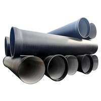 Tuyau en fonte ductile ISO 2531, grand diamètre DN300, tuyau à emboîtement avec joint en caoutchouc pour l'alimentation en eau, services de soudage et de découpe