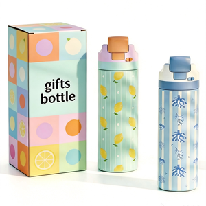 Botella de Agua de Acero Inoxidable de Doble Pared de 24 oz, Vaso Térmico para el Hogar y Exteriores - Product Image 1