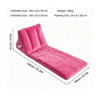 Matelas Pliable Portable Convertible pour Camping, Chaises Inclinables d'Extérieur et Utilisation en Chambre, Imperméable et Anti-Humidité
