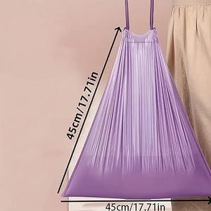 Huamaohengchun30PCS Thick And Durable Portable Purple Drawstring Scented Trash Bag, Suitable for <b>Kitchen</b>, Bathroom, Bedroom, 30 - Product Image 2