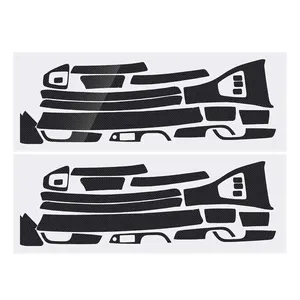 Carbon Fiber Sticker <b>Vinyl</b> <b>Decal</b> Trim 5D Glossy /3D Matte 15Pcs LHD for BMW E90 E92 E93 2005-2013 - Product Image 4