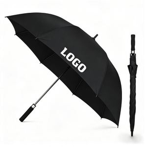 ร่มกันแดดกันฝนพิมพ์โลโก้ตามสั่ง LCC281 สำหรับการเดินทาง โฆษณาธุรกิจ โปรโมชั่น ร่มกอล์ฟแบบกำหนดเอง - Product Image 1