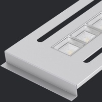 Panneau LED de ventilation commercial moderne lumière 90 degrés 140lm/W 20X120 30X120 30X150 2X2 LED encastrée Grille d'éclairage pour le bureau de l'hôpital