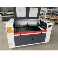 Nouvelle machine de gravure laser CO2 mini 3D 60W 80W 100W avec système de contrôle Ruida pour acrylique, refroidissement par eau CNC, 2 têtes AI